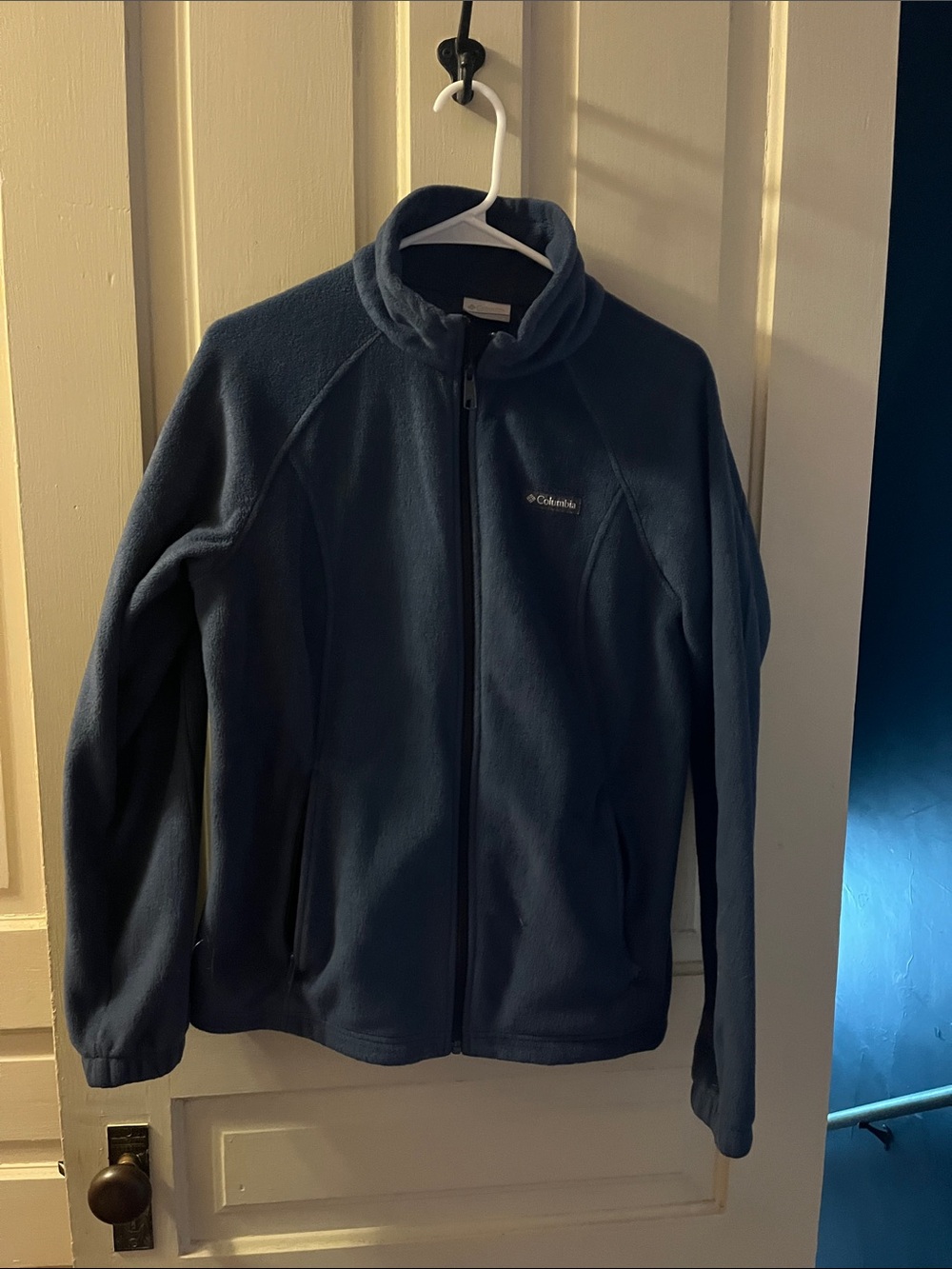 Columbia Navy Full-Zip Lightweight Fleece Jacket